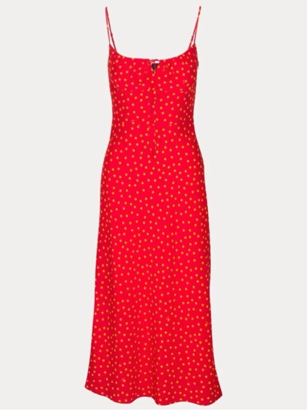 NEW Réalisation Par Alba Silk Dress in Rossa Small